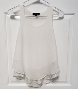 White tank with geo layer underneath!